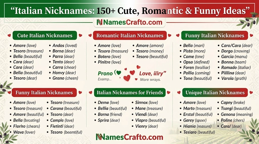 Italian Nicknames