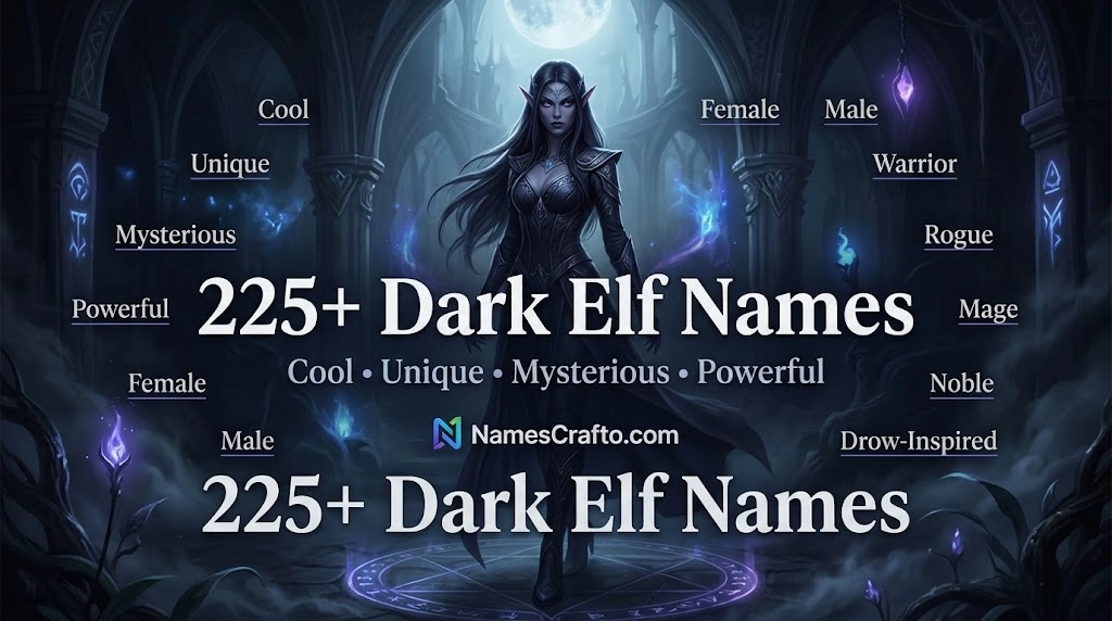 Dark Elf Names