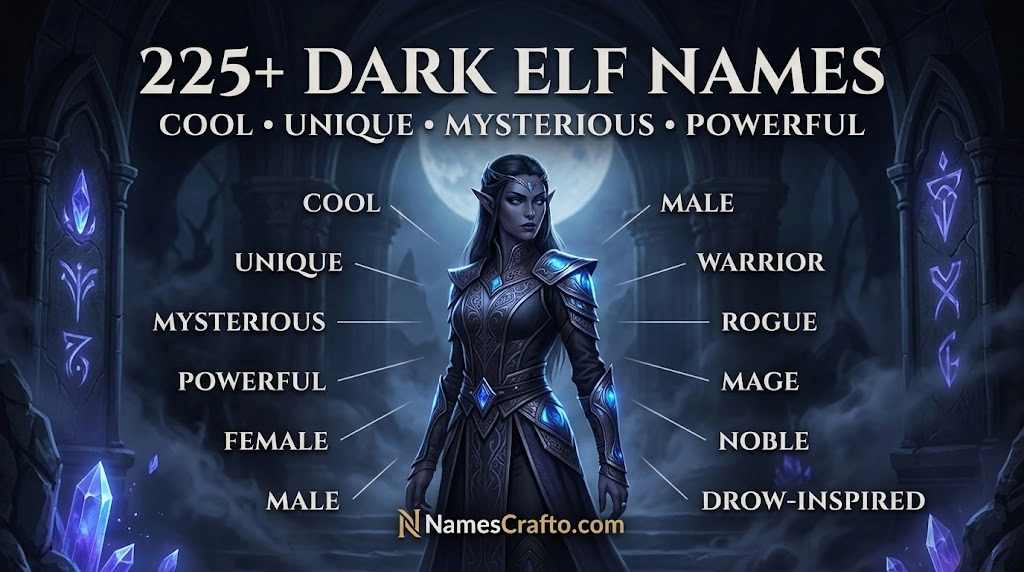 Dark Elf Names
