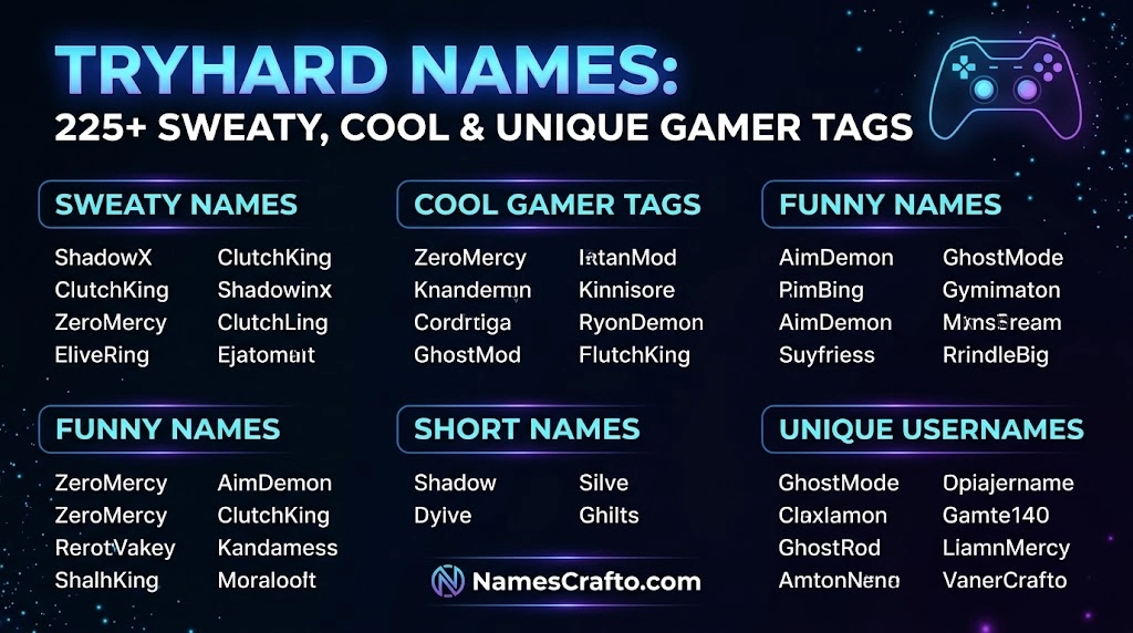 Tryhard Names