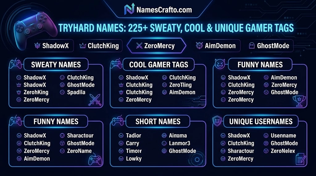 Tryhard Names