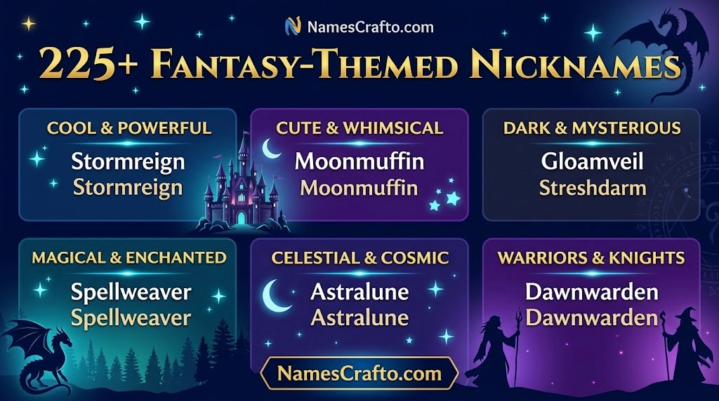 Fantasy-Themed Nicknames